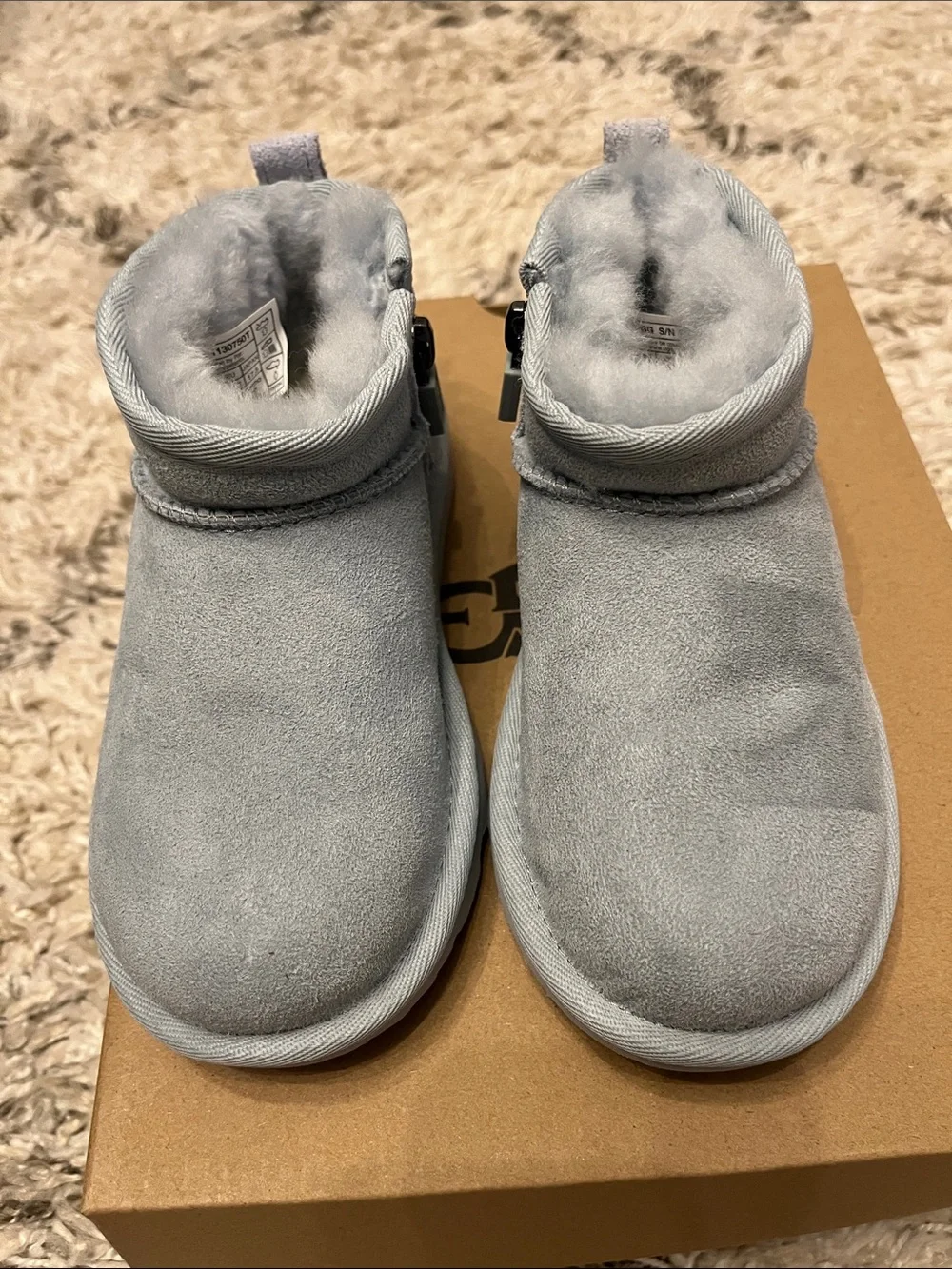 UGG toddler classic ultra mini boot. Size 11. Sea foam. Green. Blue. New in box.
